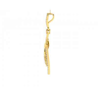 Rene Diamond Pendant in Gold